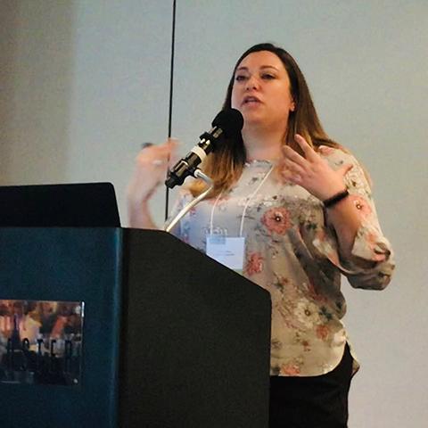 Dr. Erica Weber at Traumatic Brain Injury Consumer Conference September 27, 2019