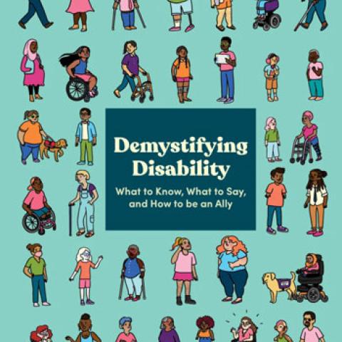 cartoon figures of people with disabilities