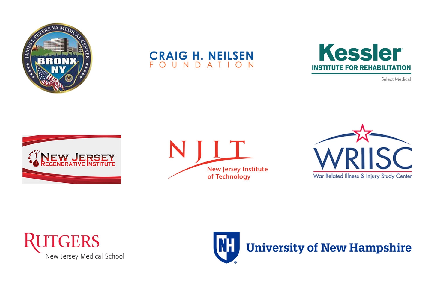 Research Collaborators sponsors logos