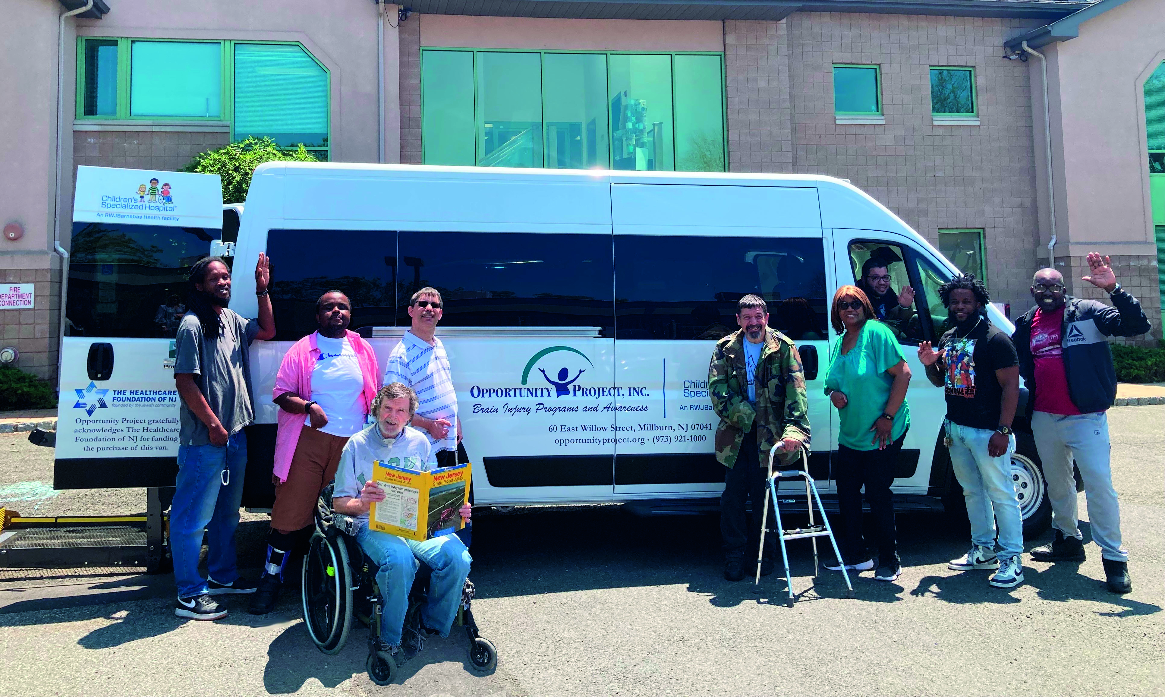project opportunity van with people in front