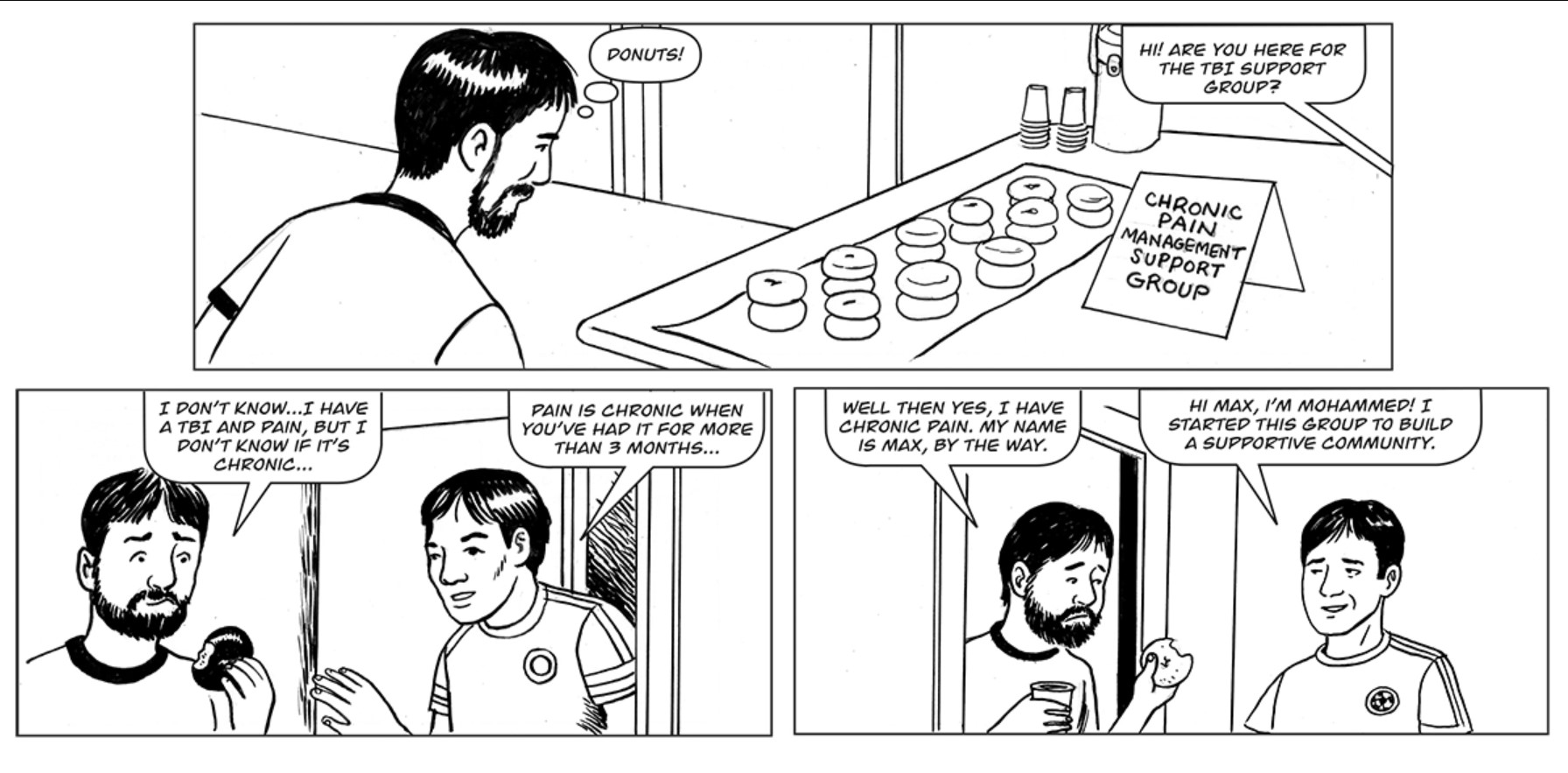 Infographic comics on MSKTC website helps TBI survivors