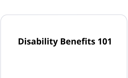 Disability Benefits 101 logo