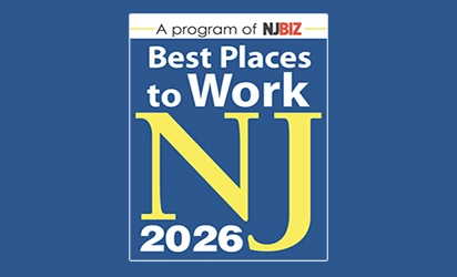 NJBIZ logo with the words "Best Places to Work NJ 2026