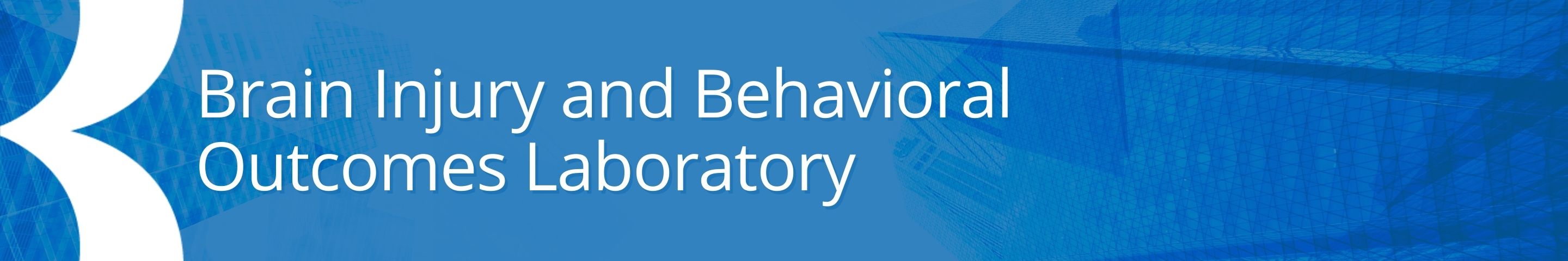 blue banner Brain Injury and Behavioral Outcomes Laboratory