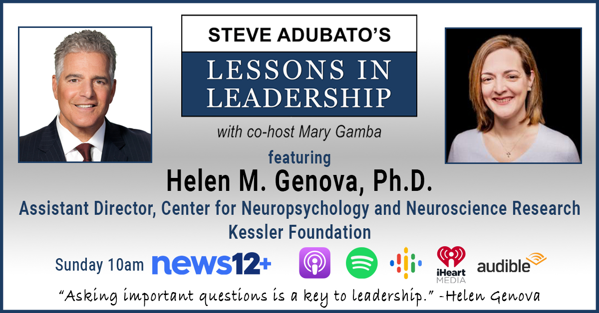 Helen Genova speaks on Steve Adubato show