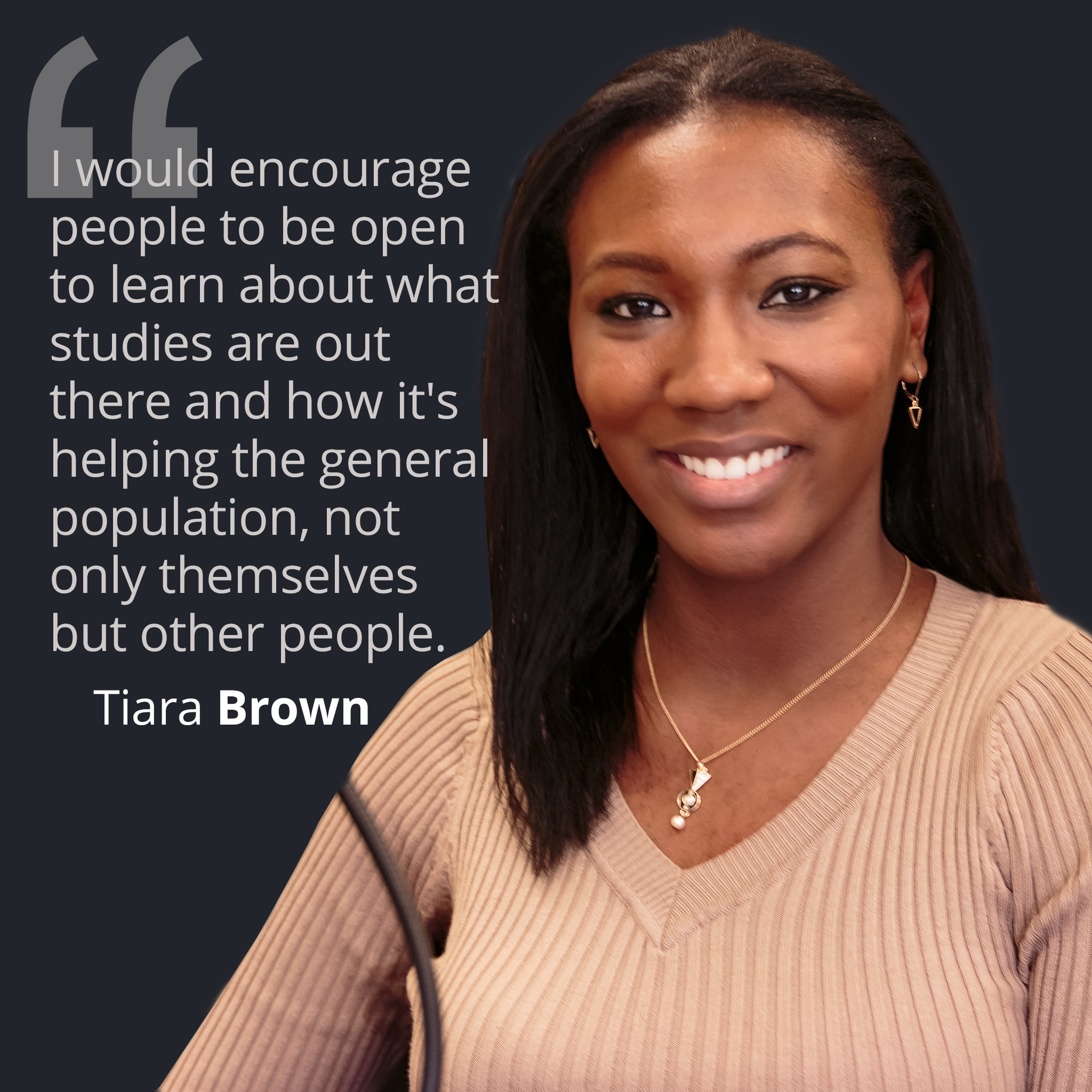 Tiara Brown quote and headshot