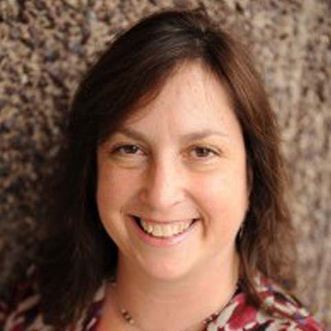 White Caucasian lady with dark brown hair