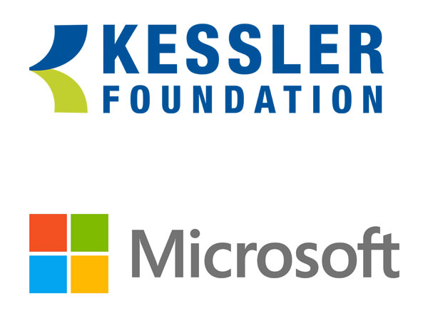 Logos Kessler Foundation and Microsoft side by side