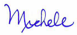 michele pignatello, handwritten signature