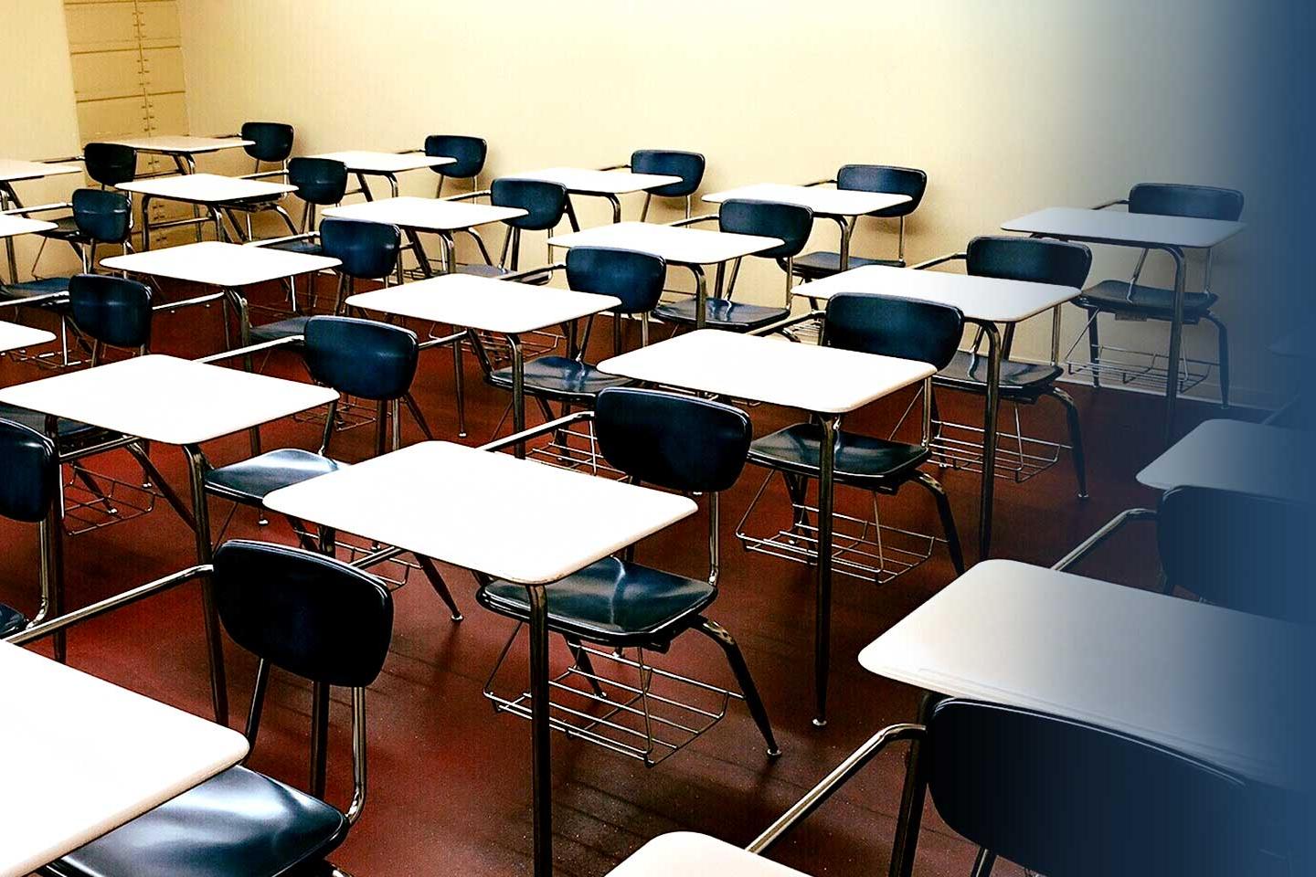 empty school desks