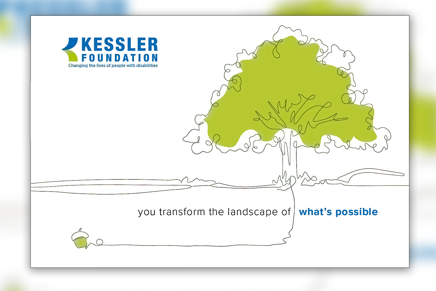 Image Kessler Foundation logo next to a tree