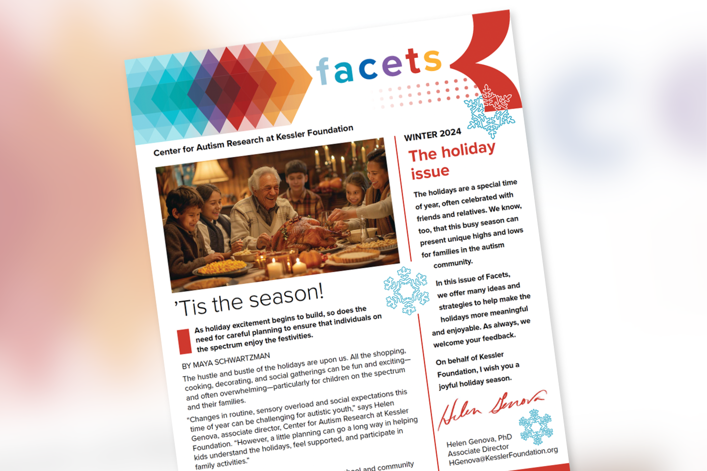 Thumbnail of Facets Newsletter Winter 2024 Issue