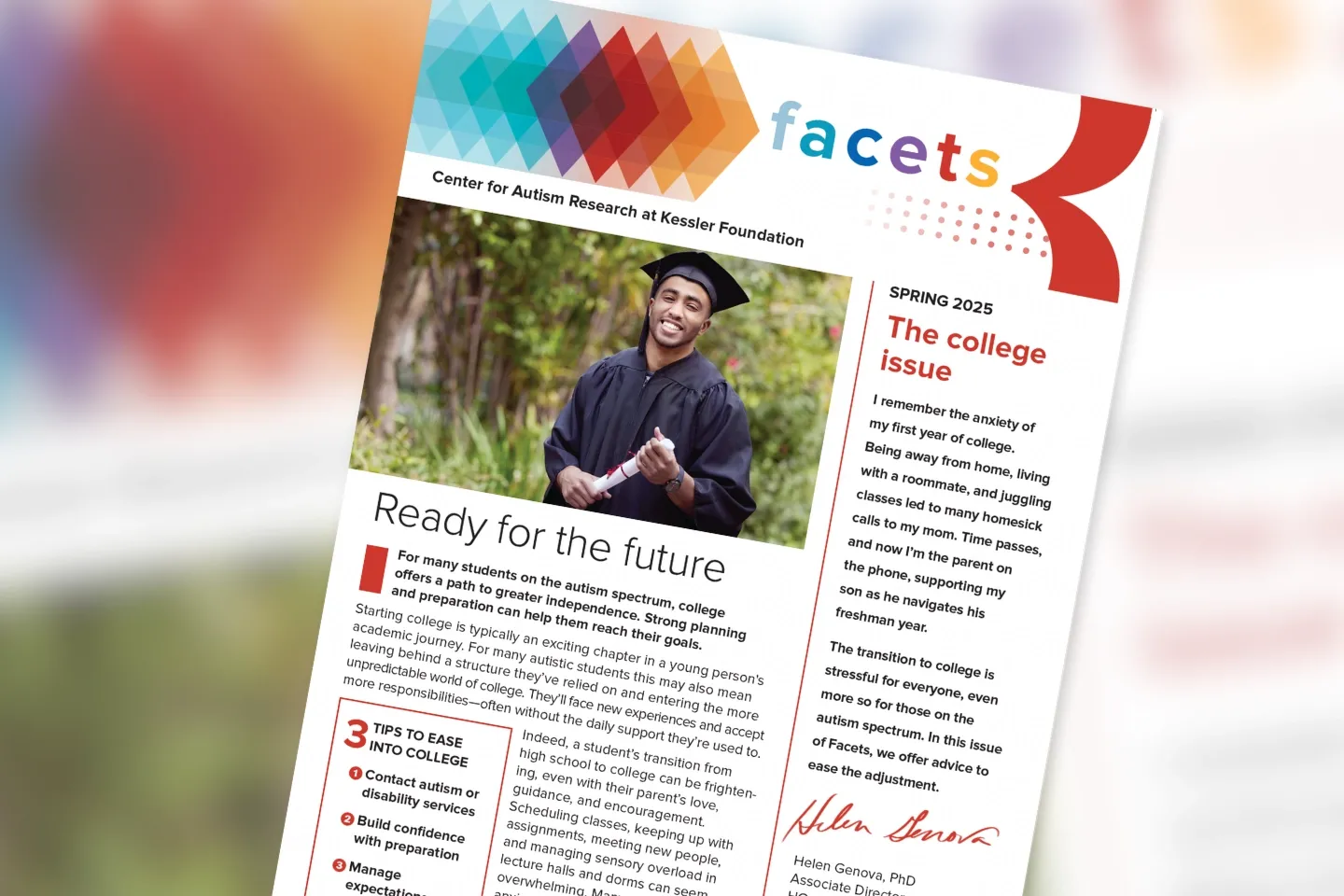 thumbnail of facets newsletter