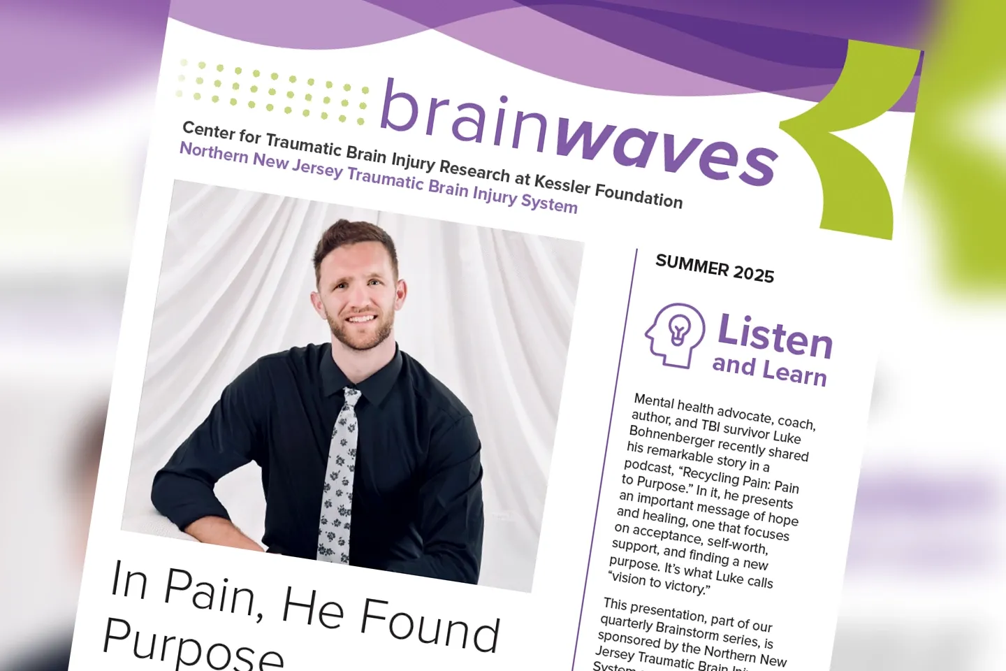 Thumbnail of brainwaves Summer 2025 Newsletter Issue
