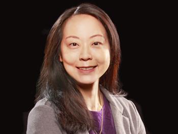 Peii Chen with a Black Background