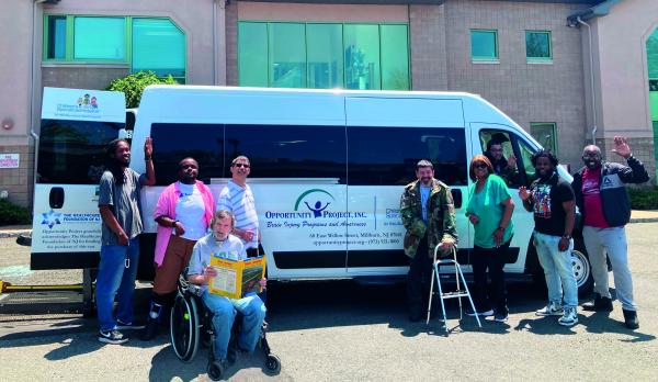 project opportunity van with people in front