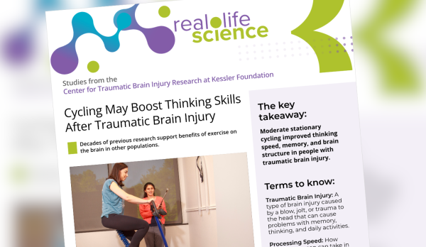 Real-Life Science - TBI - Wender - Cycling May Boost Thinking Skills After TBI Injury - Thumbnail