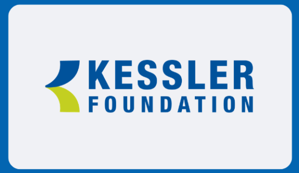 Kessler Foundation Logo with blue background