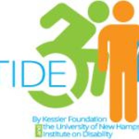 nTide logo with icon figures of a male and female, one in a wheelchair