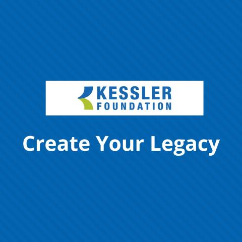 blue box with kessler foundation logo