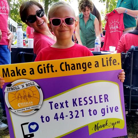 Text KESSLER to 44-321 to give