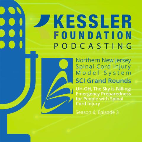 Photo of Kessler Foundation podcast poster frame