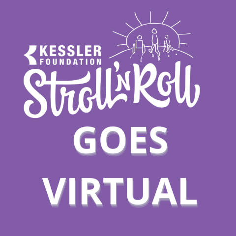 Kessler foundation stroll n roll white logo goes virtual