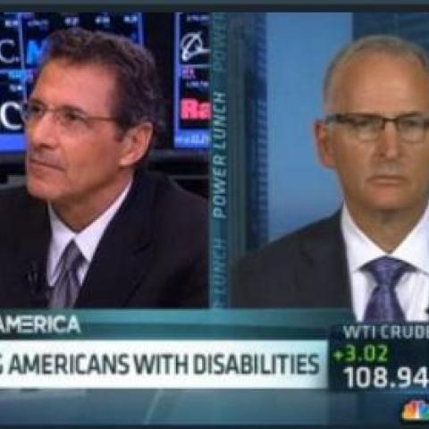 screen shot of Rodger DeRose on TV