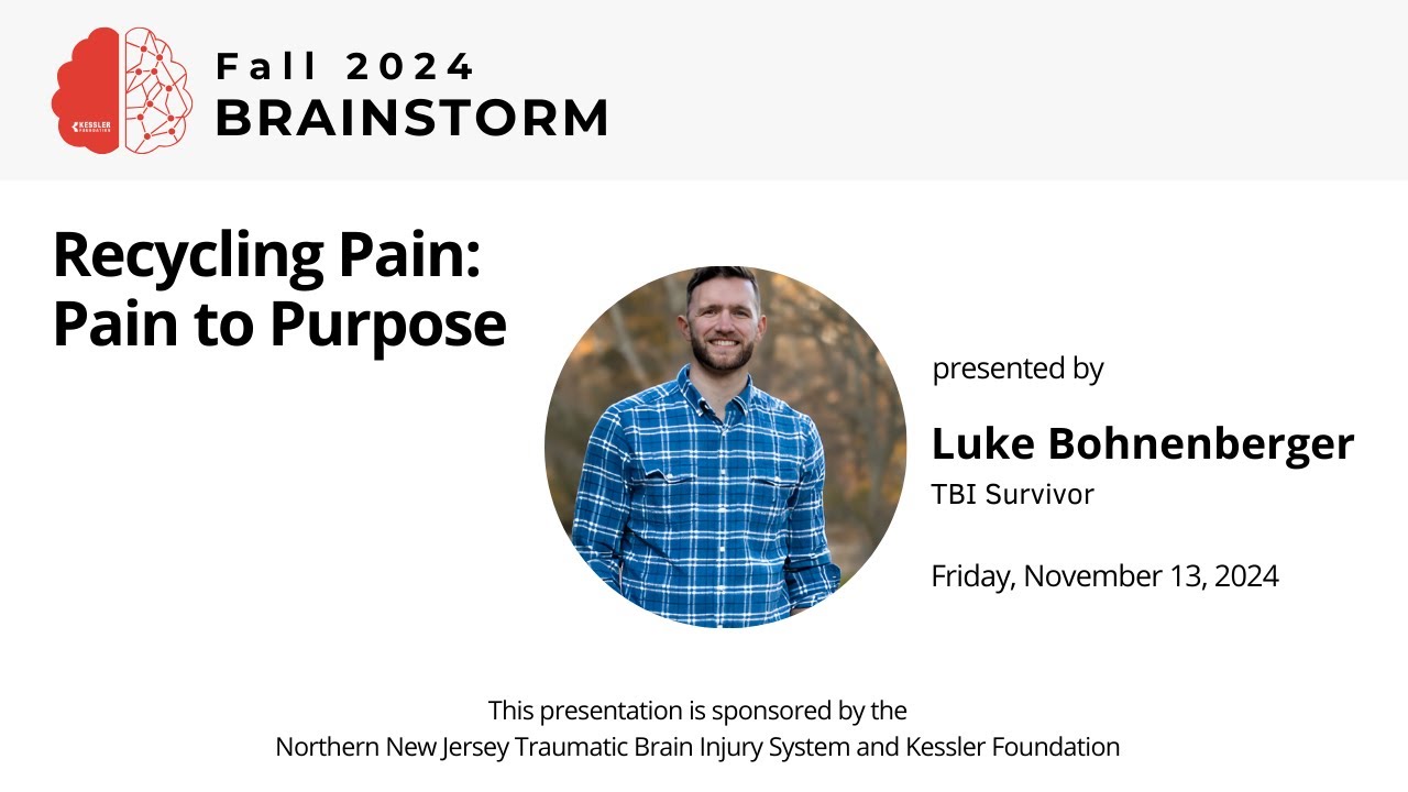 Recycling Pain: Pain to Purpose with Luke Bohnenberger, TBI Survivor