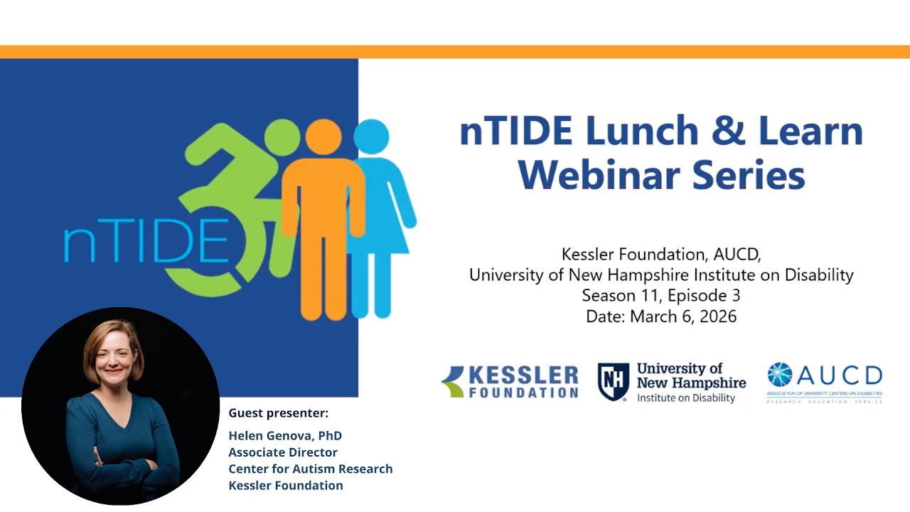 Helen Genova Presents KF-Stride Employment Tool at nTIDE